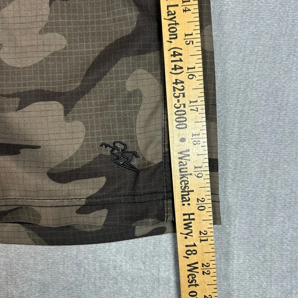 Dahui Hybrid Shorts Mens 34 Camo Ripstop Board Shorts Camouflage Cargo Surf